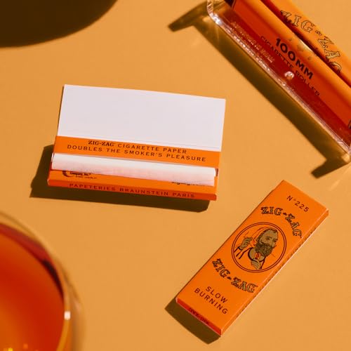 ZIG-ZAG Rolling Papers French Orange 1 1/4 6 pack - Product Imagery