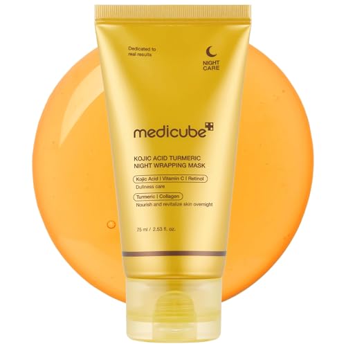 medicube Wrapping Mask Kojic Acid Turmeric- Overnight Peel Off - Product Imagery