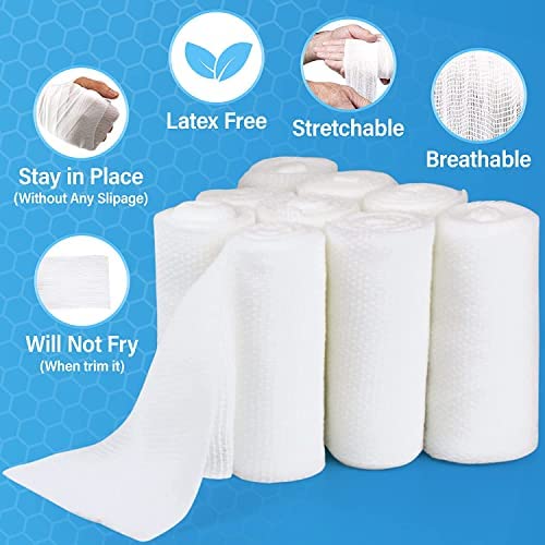 96 Gauze Bandage Rolls –Value Pack 96 Rolls - Premium First Aid - Product Imagery