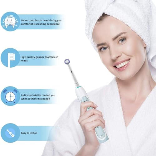Replacement Toothbrush Heads Compatible with Oral B Braun - Product Imagery