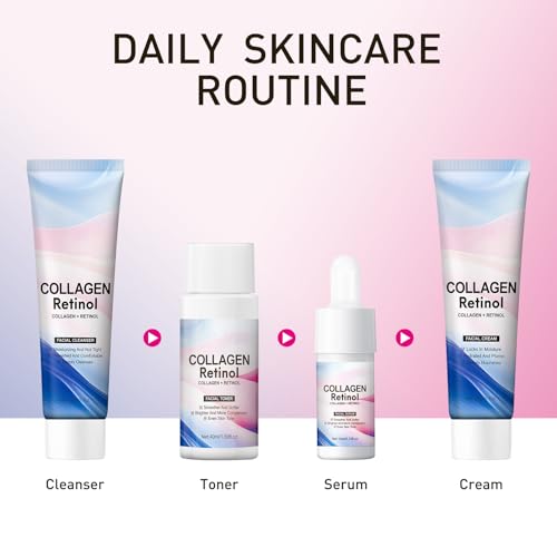 Facial Skin Care Sets & kits Travel Mini Skincare Set, Collagen - Product Imagery
