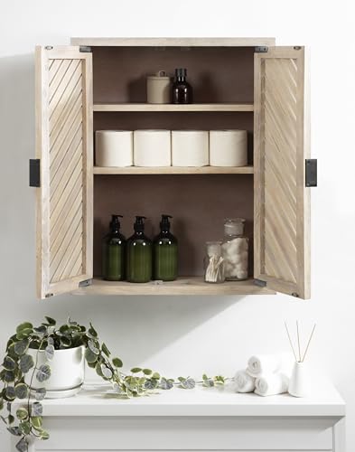 Kate and Laurel Mezzeta Decorative Coastal Two-Door Floating - Product Imagery