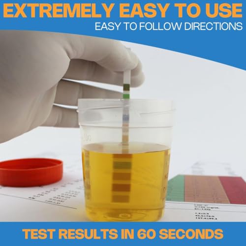 14 URS Test Strips – Easy Home Urinalysis Strips for Routine - Product Imagery