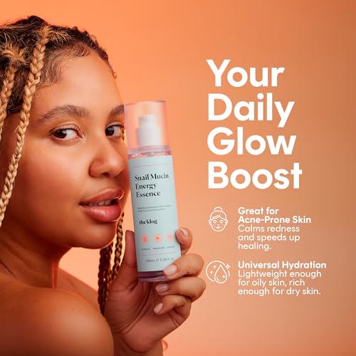 The Klog Snail Mucin Energy Essence, 90% Snail Mucin, 100ml - Product Imagery