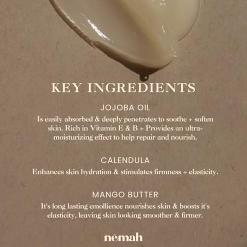 Nemah Postpartum Set, Scar Cream, Nipple Balm, Body Serum, 3 - Product Imagery