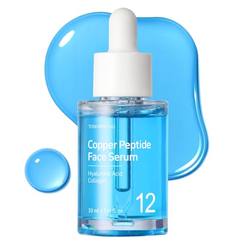 TOSOWOONG Copper Peptide Face Serum, Anti-Aging for Fine Lines, - Product Imagery