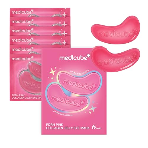medicube Jelly Eye Mask PDRN Pink Collagen - Hydrogel Eye - Product Imagery