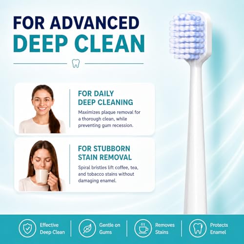 Ultra Clean Wide Head Soft Toothbrushes for Adults, 6-Pack & - Product Imagery