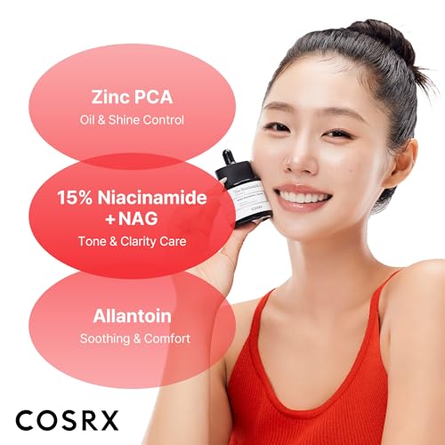 COSRX 15% Niacinamide Face Serum, 0.67 fl oz, Pore Minimizer - Product Imagery