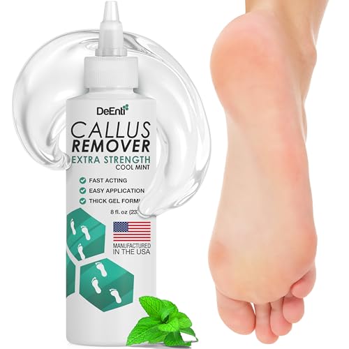 DeEnti Foot Callus Remover Gel, Dead Skin Remover for Feet, 8oz - Product Imagery