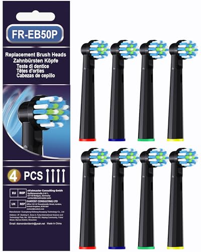 Replacement Heads Compatible with Braun Oral B Pro 1000 Electric - Product Imagery