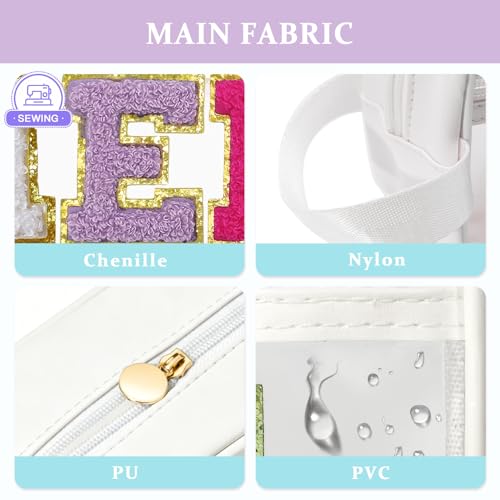 COSHAYSOO Clear MEDS Bag Travel Medicine Zipper Pouch Small - Product Imagery