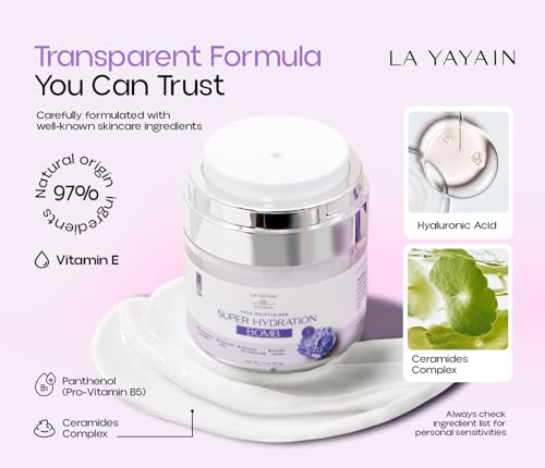 Super Hydration Bomb Face Moisturizer for Dry Sensitive Skin, - Product Imagery