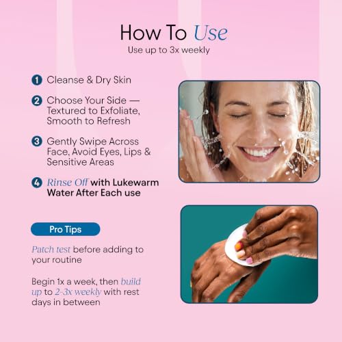 JIYU Cleansing Polish Pads - Korean Skincare for Clogged Pores, - Product Imagery