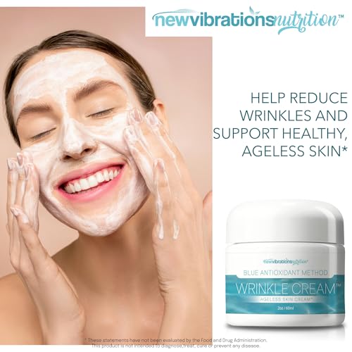 Blue Antioxidant Cream For Skin - Our Best AntiAging Anti - Product Imagery