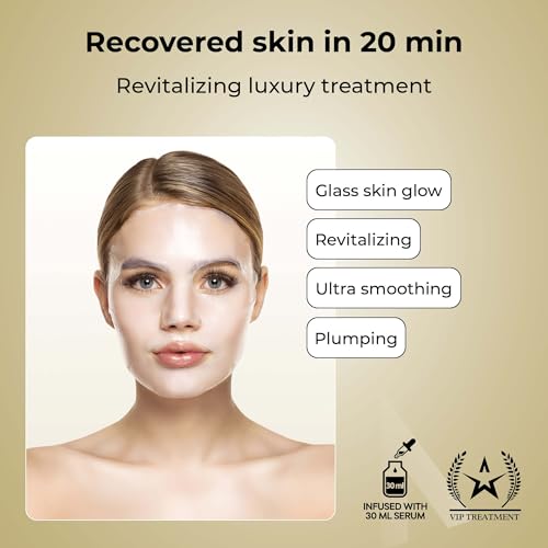 STARSKIN VIP Gold Mask Face, Coconut Bio-Cellulose Revitalizing - Product Imagery