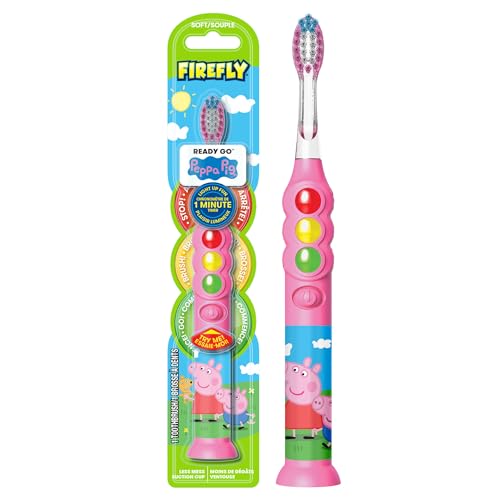 FIREFLY Ready Go Brush, Peppa Pig Light-Up Timer Toothbrush, - Product Imagery