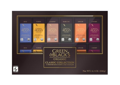 Green Black s Organic Classic Collection 6 34oz Gift Box - Green & Black's Official Imagery - 1