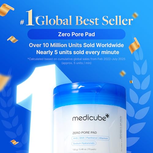 medicube Toner Pads Zero Pore Pad 2.0 for Exfoliation and Pore - Product Imagery