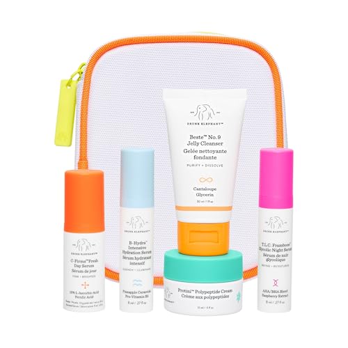 Drunk Elephant The Littles Kit - 5 Travel-Friendly A.M. and P.M. - Product Imagery