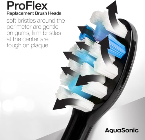 AquaSonic Genuine Proflex Replacement Brush Heads | ADA Accepted - Product Imagery