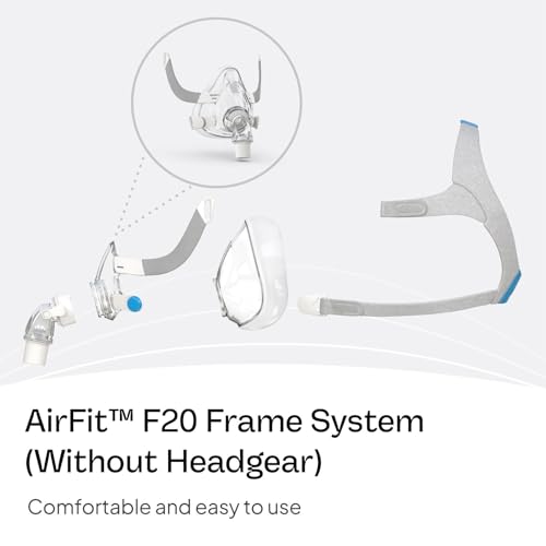 Resmed AirFit F20 Frame System Replacement Without Headgear, - Product Imagery