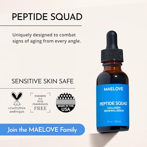 MAELOVE Peptide Squad Collagen Renewal Serum, 1 fl oz - Product Imagery