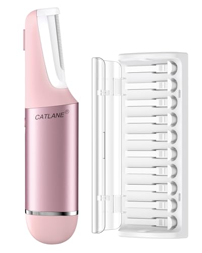 Dermaplane Razor for Women Face, Dermaplaning Tool for Face with LED Light