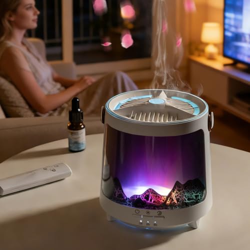 Nursery Humidifier Aromatherapy Diffuser 300ml 7 Color LED Quiet - Product Imagery