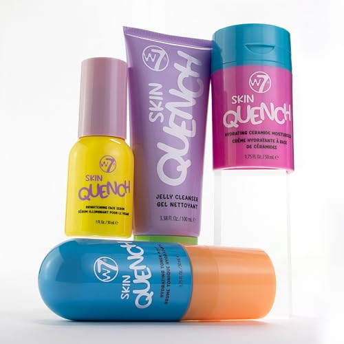 W7 Skin Quench Full Size Skincare Set - Aloe Vera and Ceramides - Product Imagery