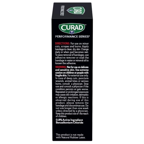 Curad Performance Series Fingertip and Knuckle Antibacterial - Product Imagery