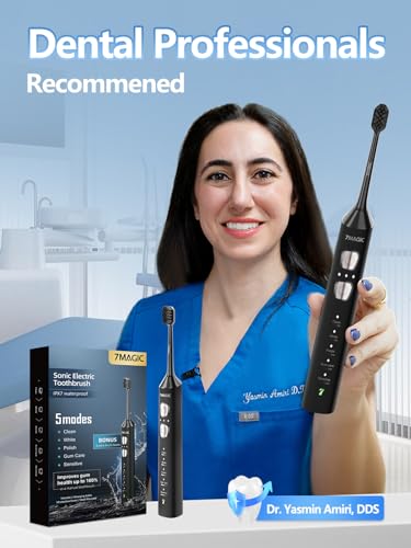 7MAGIC Sonic Electric Toothbrush, 180-Day Runtime, 42000VPM, 8 - Product Imagery