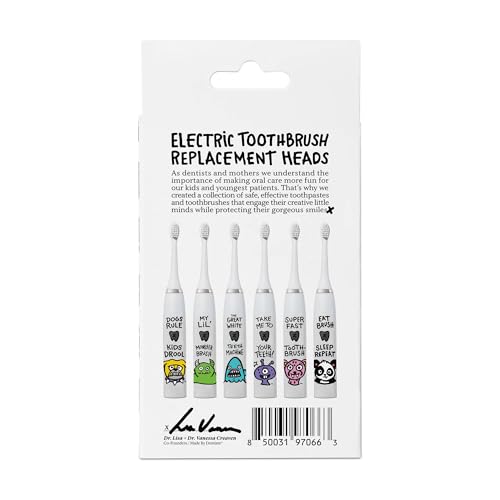 Made By Dentists Kids Electric Toothbrush Replacement Heads – 6 - Product Imagery