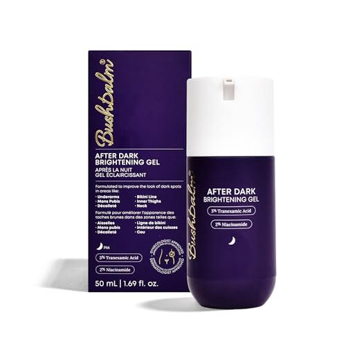 Bushbalm Overnight Brightening Gel - After Dark Gel, 50ml – Vegan and Cruelty-Free Materials, After Dark, 1.69 Fl Oz (Pa