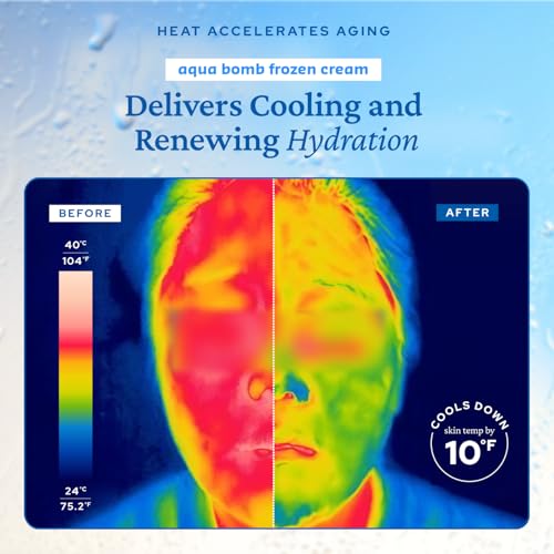 belif Aqua Bomb Frozen Gel Cream - Cooling Relief with Panthenol - Product Imagery