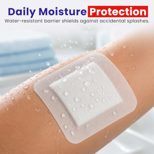 HEALQU Island Dressing - 4"x4", 30 Count - Bordered Gauze - Product Imagery