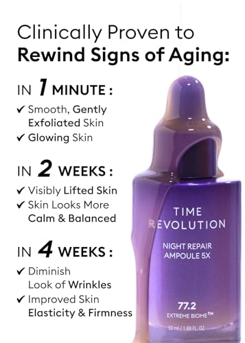 MISSHA Time Revolution Night Repair Face Serum 5X 1.69 oz, - Product Imagery
