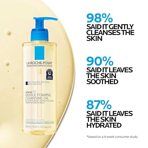 La Roche-Posay Lipikar AP+ Gentle Foaming Cleansing Oil, with - Product Imagery