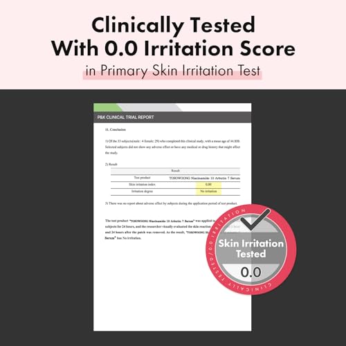 TOSOWOONG Niacinamide 10% + Arbutin 7% Serum for Dark Spots & - Product Imagery