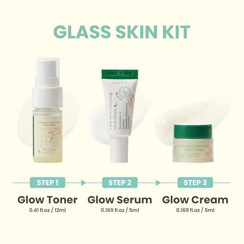 AXIS-Y Mini Glow Trio – Dark Spot Travel Set with Serum, Toner & - Product Imagery