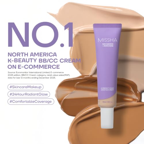 MISSHA M Perfect Cover Serum BB Cream No.23 Natural Beige 1.18 oz - Product Imagery