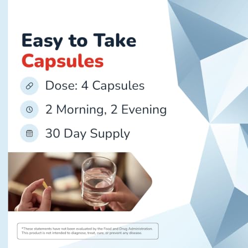 HealthyHeart Support+ 6-in-1 Heart Health Supplements, 1 Month - Product Imagery