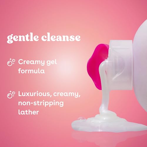 eos Cashmere Body Wash- Pink Champagne, Creamy Gel, Shea Butter, - Product Imagery