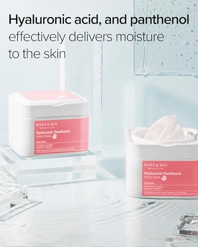 Mary&May Hyaluronic Panthenol Daily Sheet Mask, 30 Sheets - Product Imagery