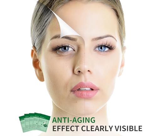 Pack of 10 Collagen Face Mask, Face Masks Skincare with Coenzyme - Product Imagery