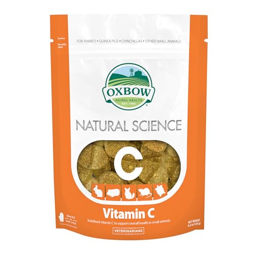 Oxbow Vitamin C Guinea Pig Supplement, High-Fiber Timothy Hay, - Product Imagery