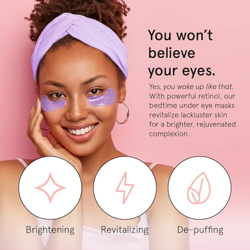 grace & stella Retinol Under Eye Patches for Puffy Eyes - Product Imagery