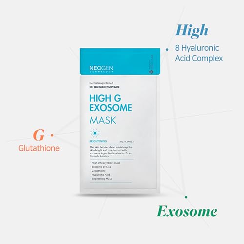 [K-Beauty] NEOGEN DERMALOGY High G Exosome Mask Sheet (39g. 5 - Product Imagery