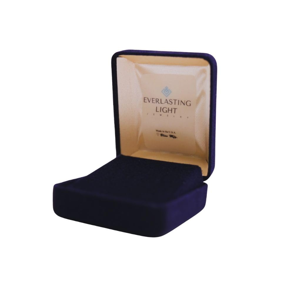 Everlasting Light Jewelry Women's Pewter Saint St. Bonaventure Medal Pendant on 18 Inch Rhodium Plated Lite Curb Brass C