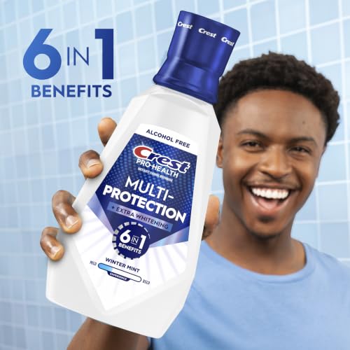 Crest Pro-Health Advanced Mouthwash, Alcohol Free, Extra - Product Imagery